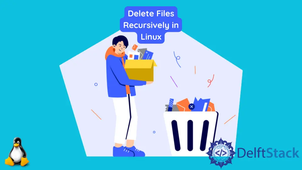 Dateien unter Linux rekursiv löschen