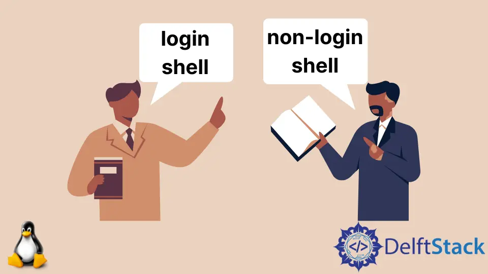 Diferencia entre un shell de inicio de sesión y un shell sin inicio de sesión