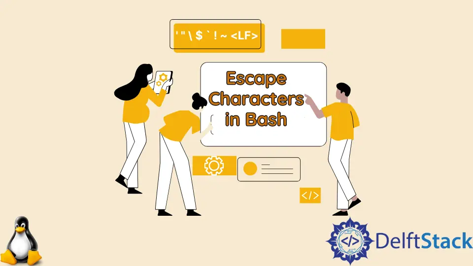 Caracteres de escape en Bash