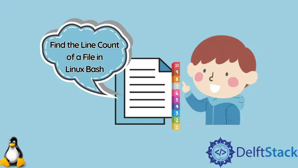 How to Find the Line Count of a File in Linux Bash