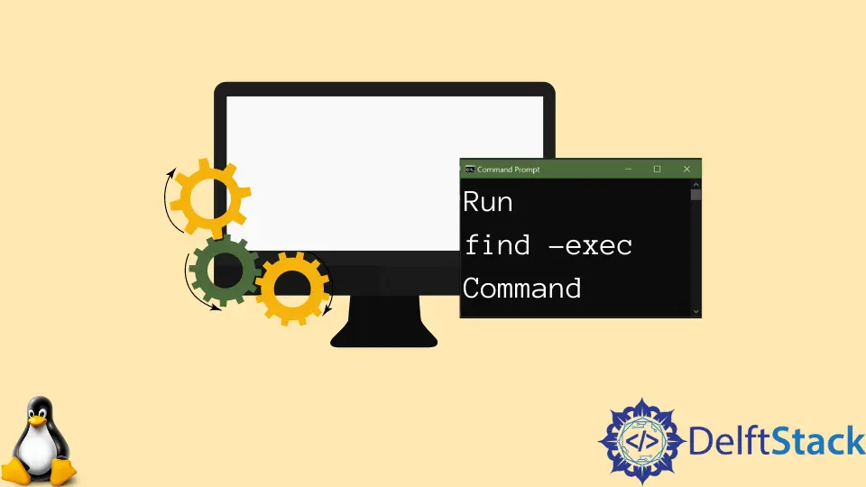 Ejecute el comando find -exec en Bash