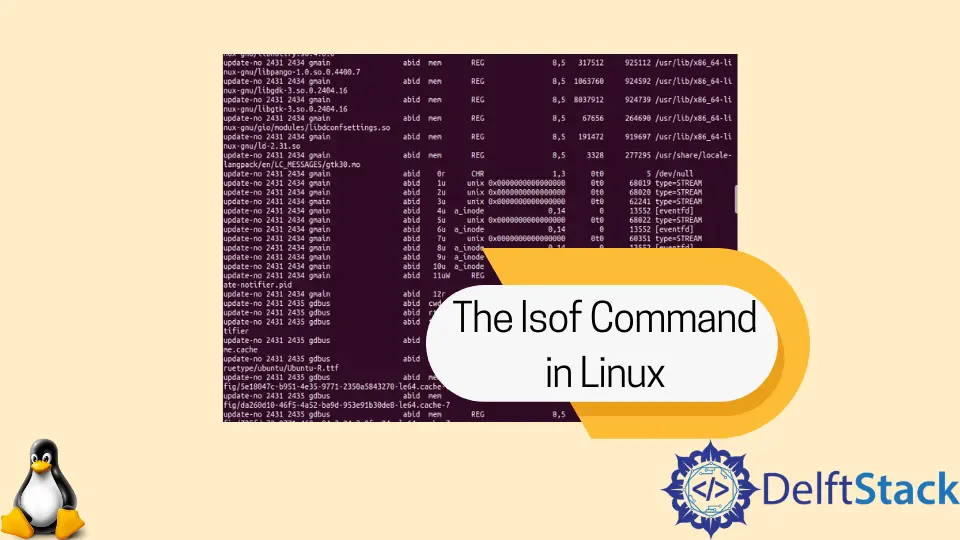 Der lsof-Befehl unter Linux