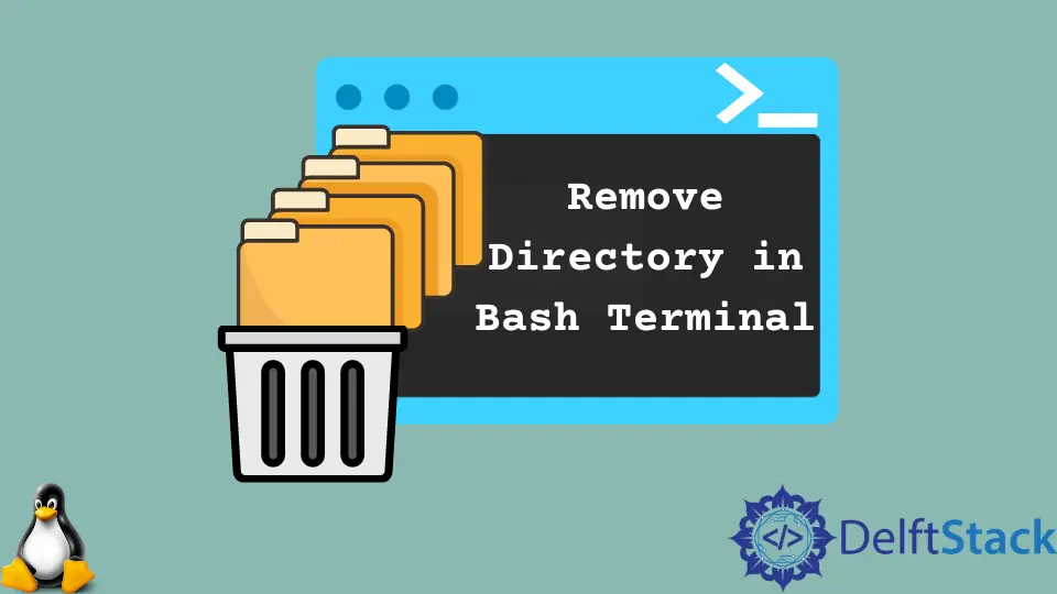 Supprimer le répertoire dans le terminal Bash