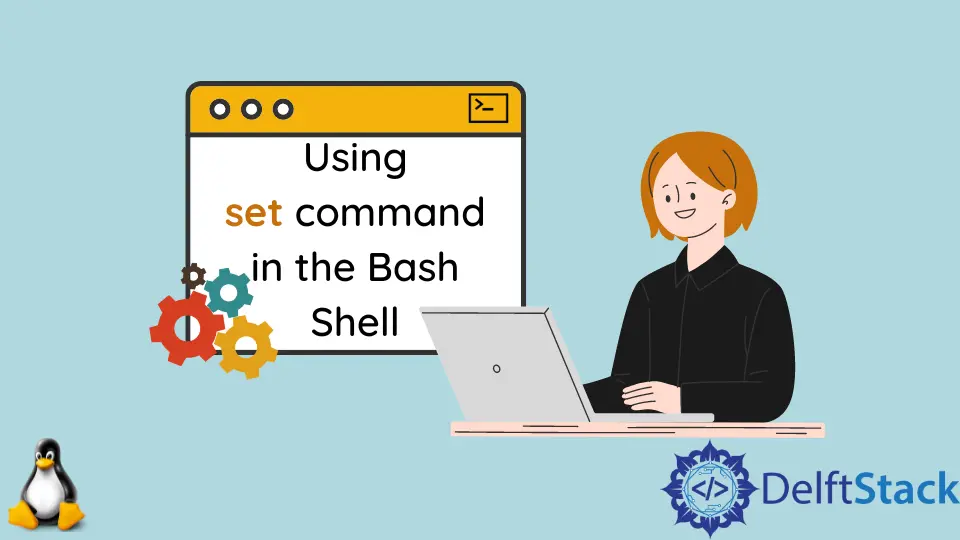 Verwenden von set in der Bash-Shell