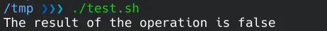 OR operand in Bash scripting with -o flag