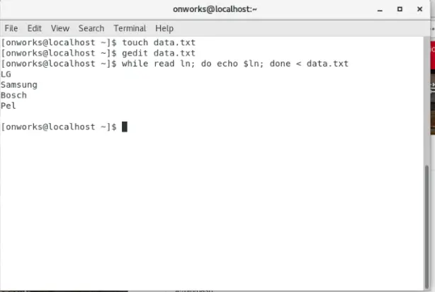 .txt-Dateien in BASH lesen