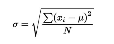 standard deviation