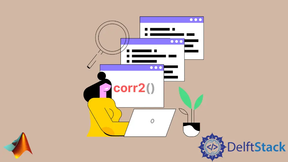 Función corr2() de MATLAB