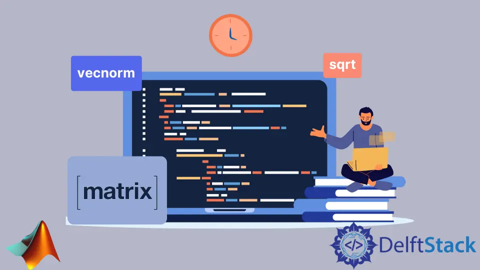 행렬 행의 MATLAB 노름