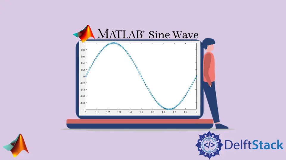 在 Matlab 中绘制正弦波