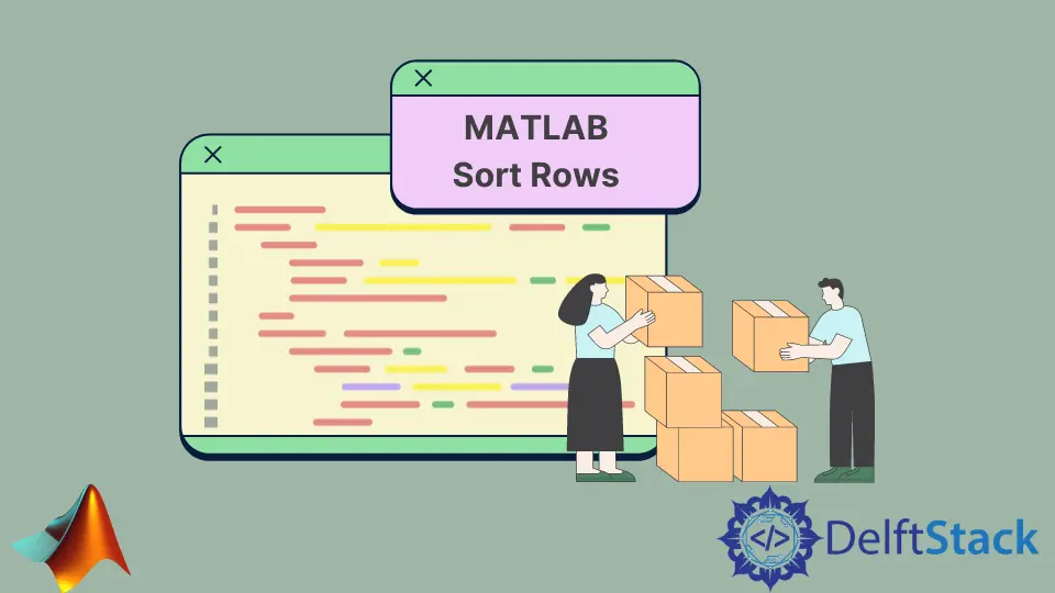 MATLAB 정렬 행