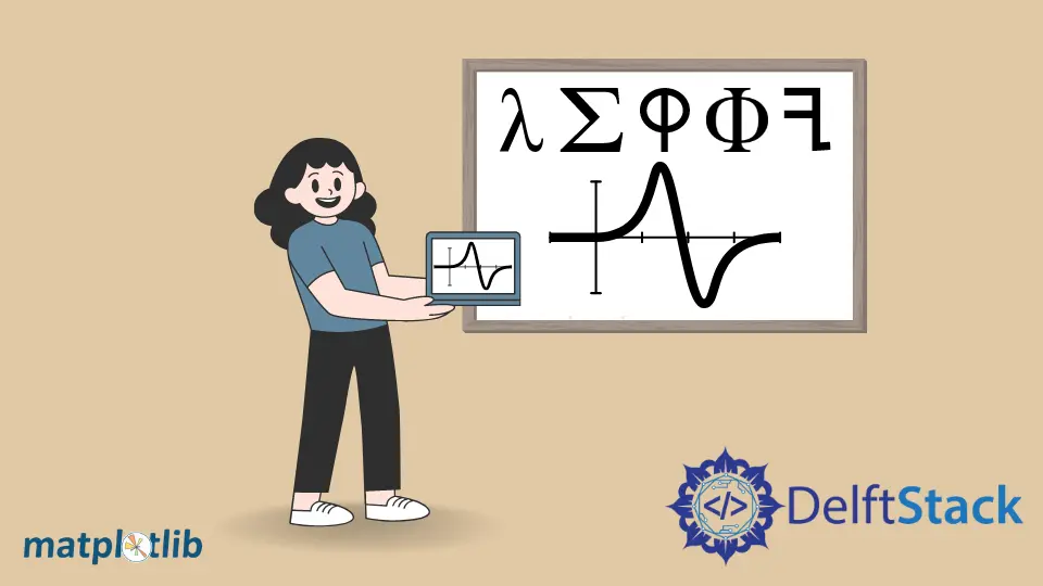 How to Display Greek Letters in Python Matplotlib