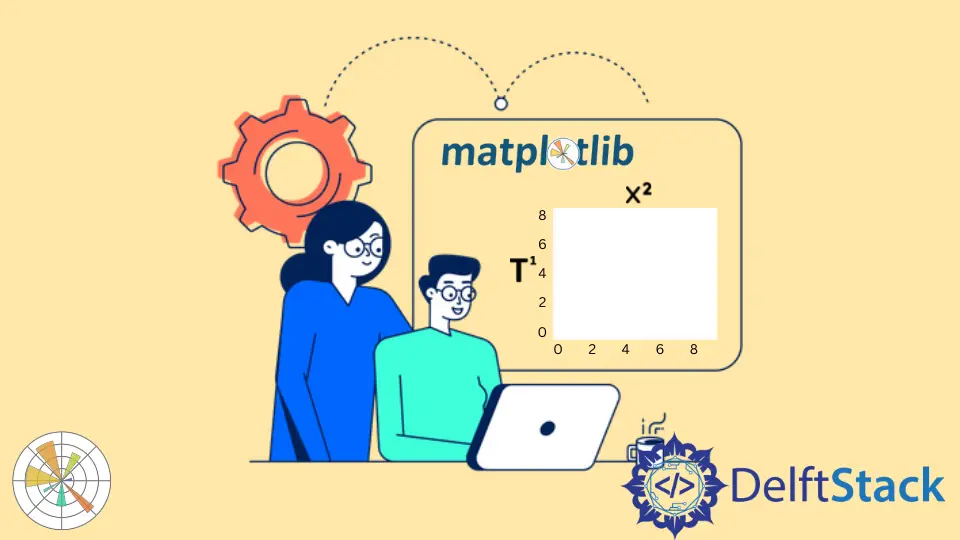 Superíndice en gráficos de Python Matplotlib