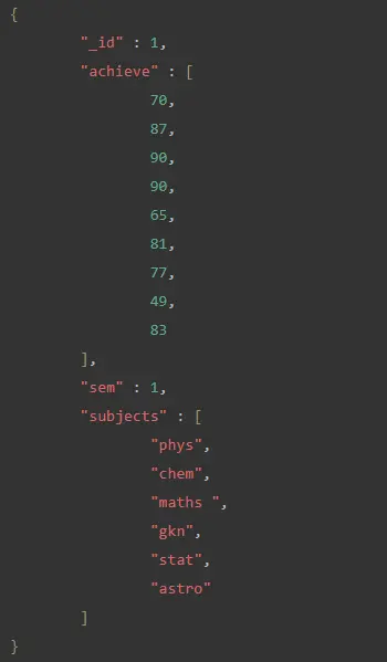 push operator with each