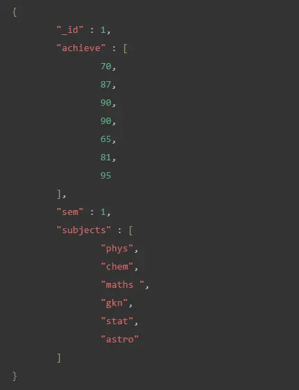 푸시 연산자 mongodb