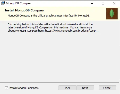 MongoDB Compass のインストール