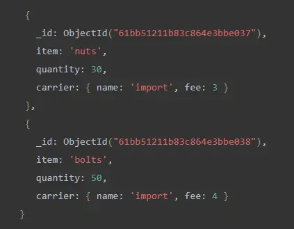 Verwenden Sie $gte in MongoDB