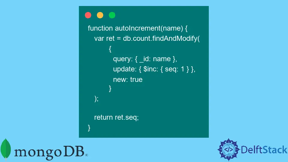 Incremento automático en MongoDB