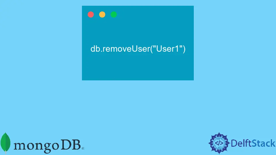 Eliminar usuario de la base de datos en MongoDB