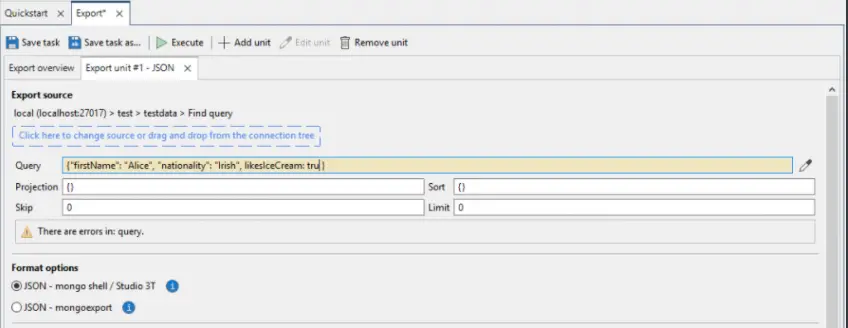 CSV へのエクスポート - エクスポート ウィザード 7