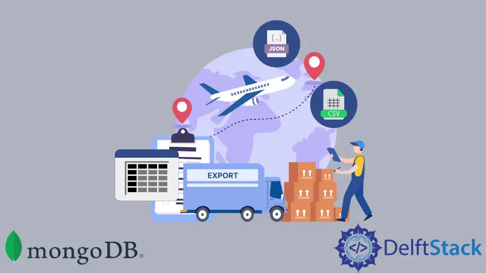 MongoDB의 모든 컬렉션 내보내기