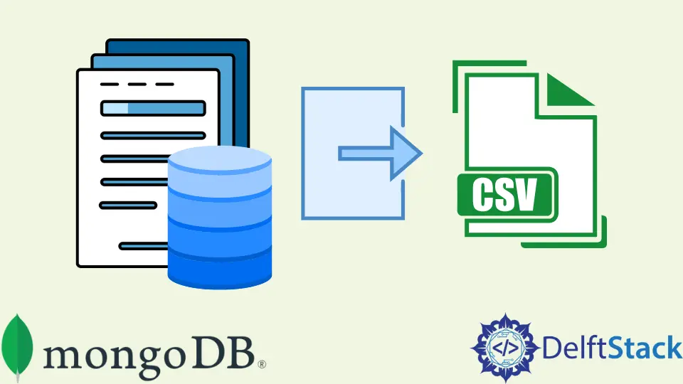 Sammlung in ein CSV-Format in MongoDB exportieren