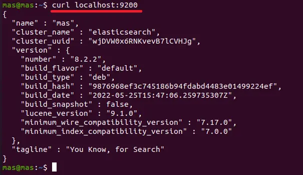 Windows と ubuntu に elasticsearch をインストールして使用する-elasticsearch は ubuntu で稼働しています