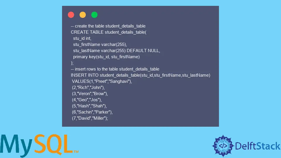 How to Adding a Column in MySQL