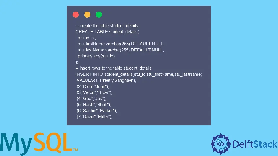 Numéro de port dans MySQL