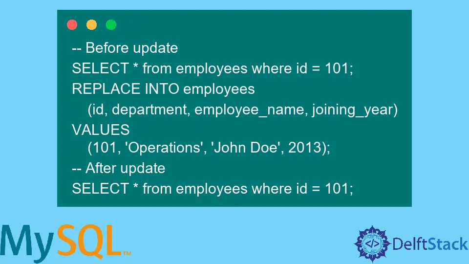 How to Update Record if It Exists Else Insert It in the MySQL Table