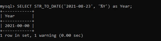 convertir cadena a formato de fecha en mysql - str a fecha de salida cinco