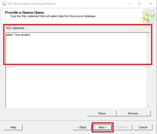copy data from one database to another - write query part b in mssql server