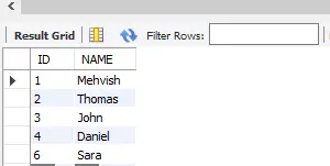 different ways to check if a row exists in the mysql table - person table