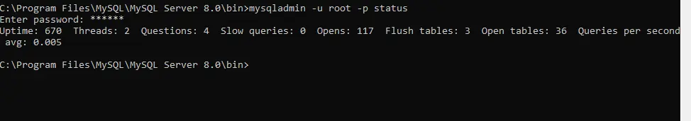 diferentes formas de detener mysqld - estado de mysql