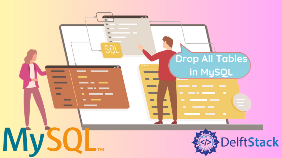 Elimina tutte le tabelle in MySQL