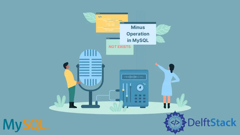 Minus-Operation in MySQL