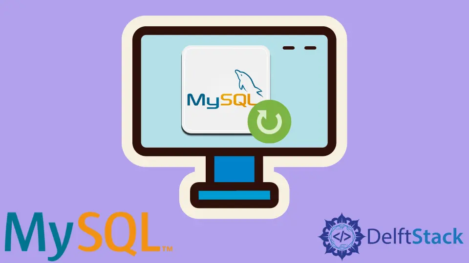 Windows에서 MySQL 서버 다시 시작