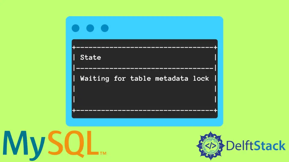 How to Wait for Table Metadata Lock