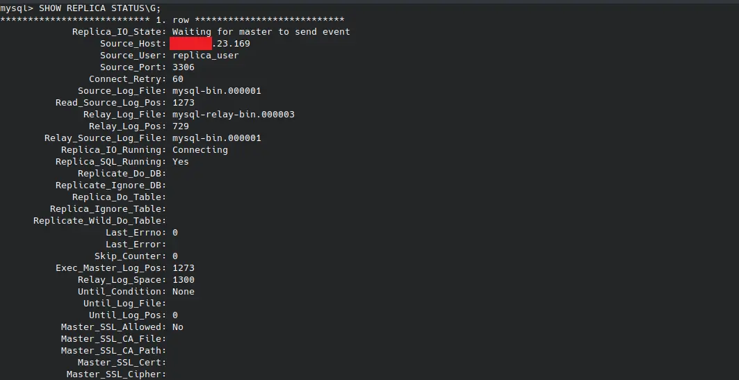 MySQL 데이터베이스 동기화