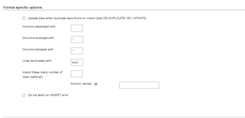 将 excel 文件导入 mysql 数据库的 3 种最简单的方法 - 使用 phpmyadmin 第 2 部分导入数据