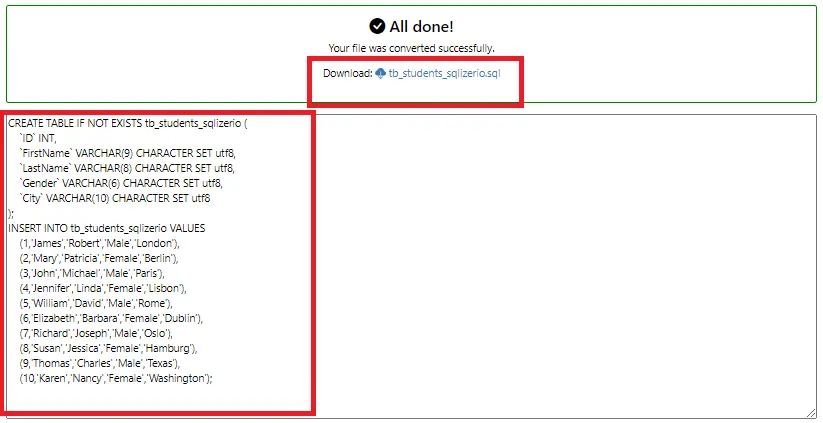 Top 3 der einfachsten Möglichkeiten zum Importieren von Excel-Dateien in eine MySQL-Datenbank - sqlizerio-Abfragen