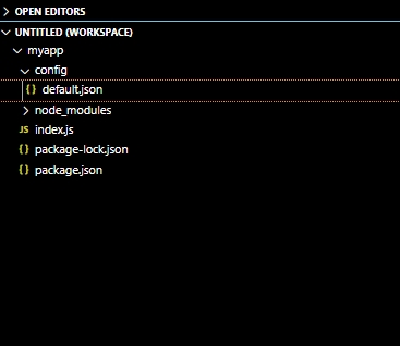 Create and Store Configurations in Node.js