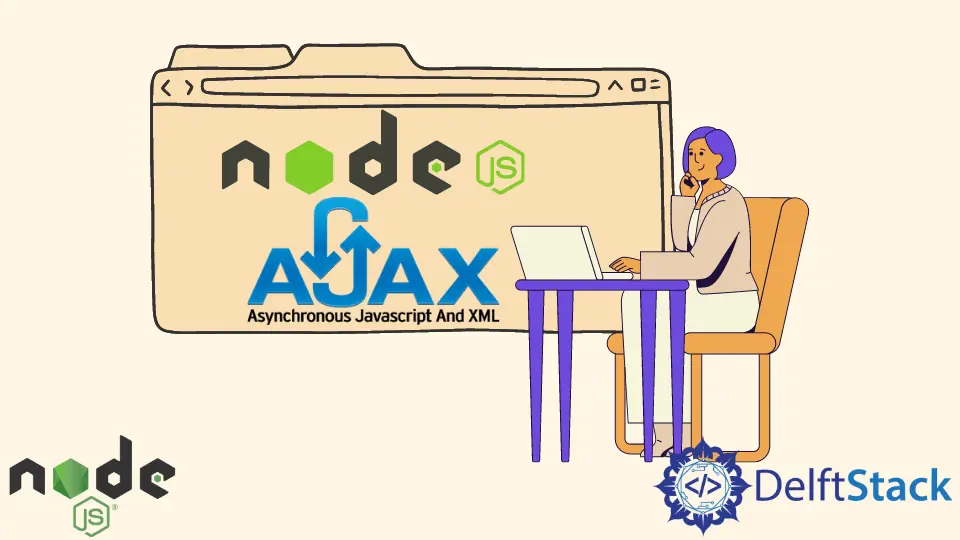 AJAX-Aufruf in Node.js