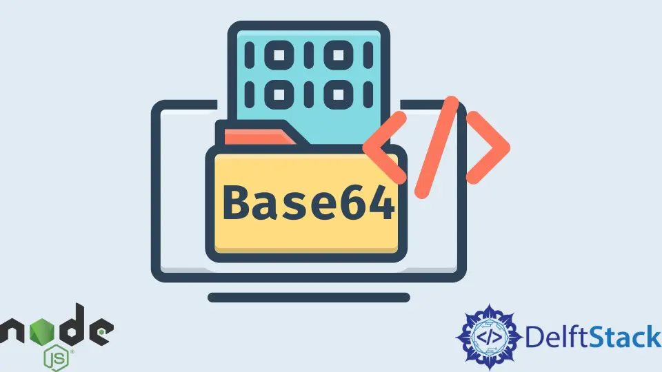 Codieren Sie Base64 in Node.js