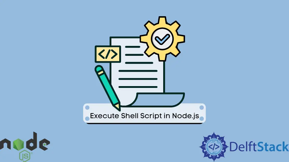 Ejecutar secuencia de comandos de Shell en Node.js