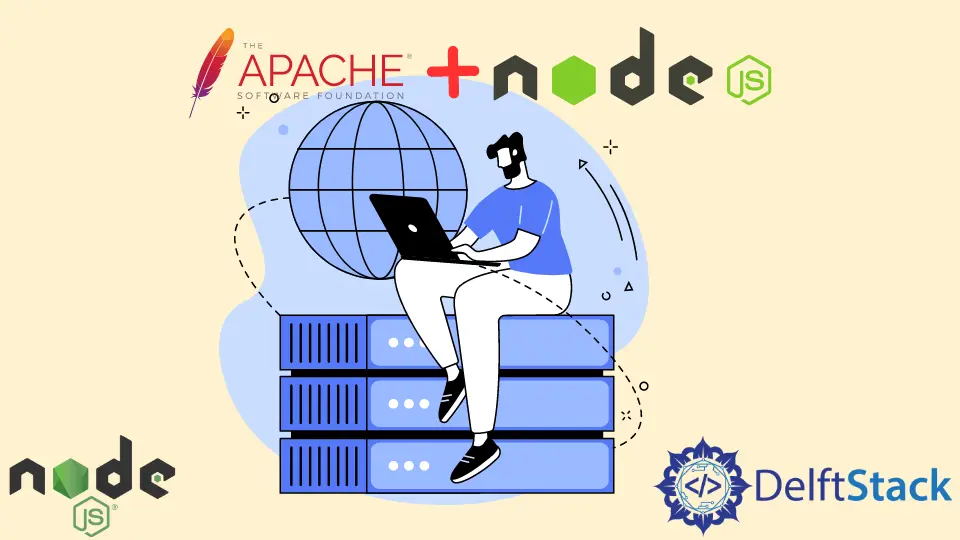 在同一台服务器上运行 Node Js 和 Apache