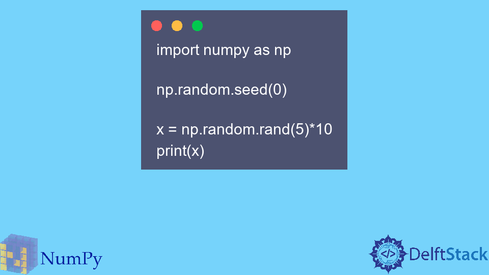 Funktion numpy numpy.random.rand()