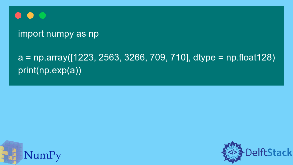 Desbordamiento encontrado en la función numpy.exp() en Python