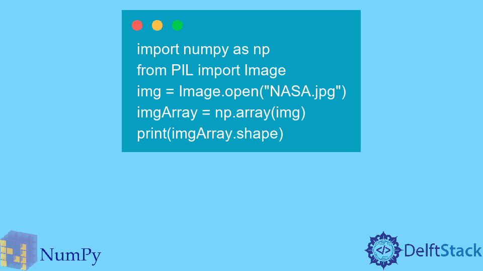 Convert PIL Image to NumPy Array