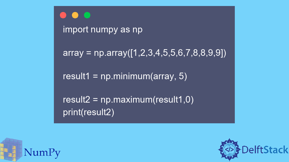 NumPy Reemplazar valores